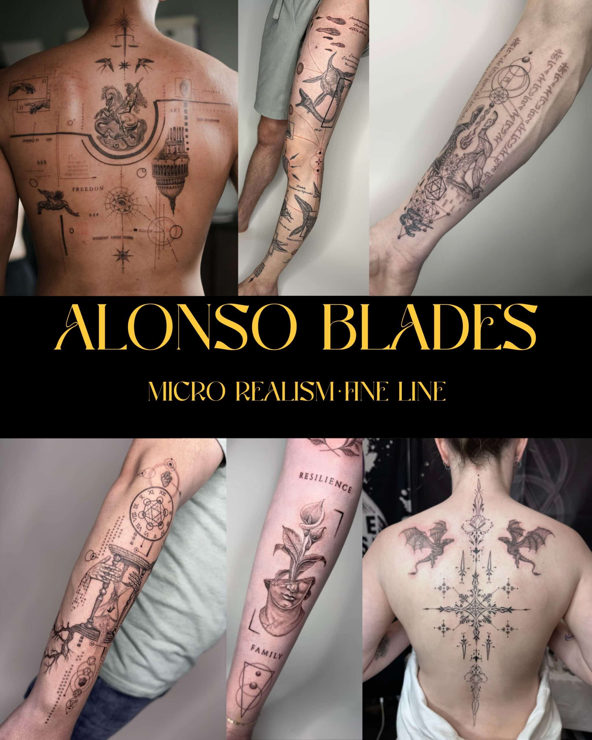 Alonso Blades Tattoos Airdrie